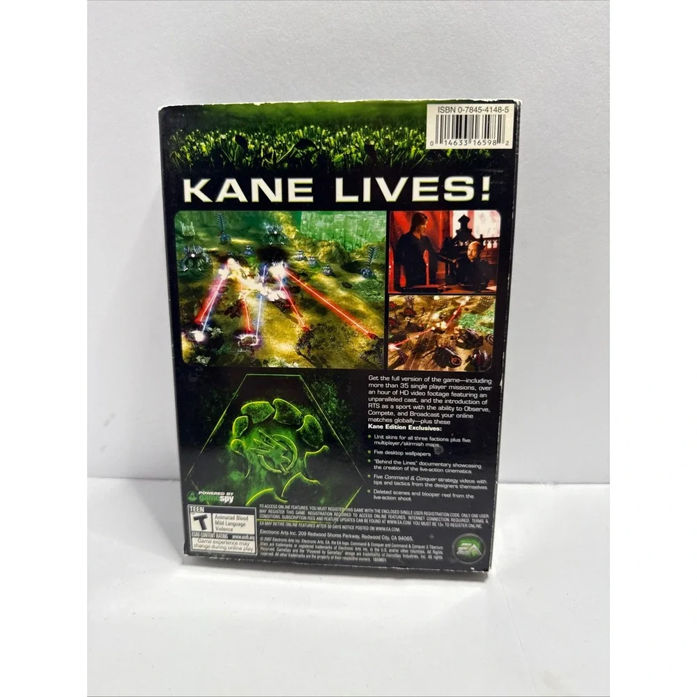 Command & Conquer 3 Tiberium Wars Kane Edition PC DVD Limited Edition RTS Game